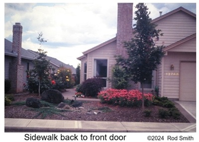 Hidden front door