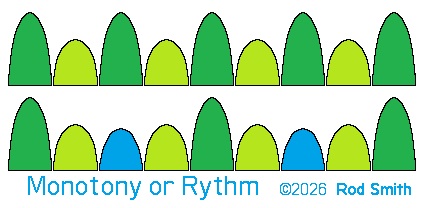 Monotony or Rythm