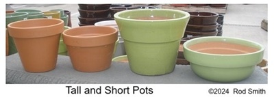 Tall and Short Pots