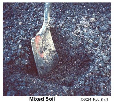 Soil amendments should be mixed evenly and deeply.